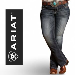 ARIAT REAL DENIM JEANS - MID RISE BOOT - 32 SHORT/28 INSEAM